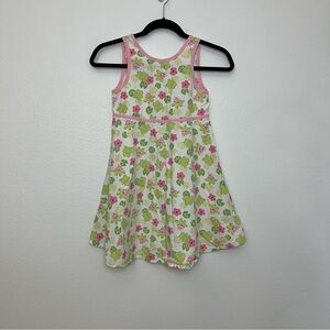 vintage Gymboree Leapin' Lilly Pad swing dress frog and lily pad 7yo